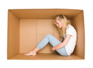 boxed into a corner 300x221 - How Low Self-Esteem Affects Romantic Relationships